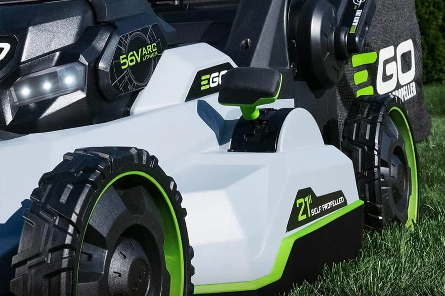 electric start lawn mowers